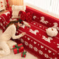 New Year Chenille Sofa Cover with Lucky Horse - image 4