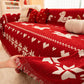 New Year Chenille Sofa Cover with Lucky Horse - image 3