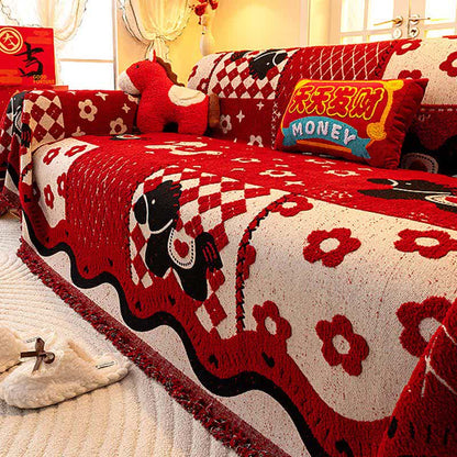 Year of the Horse Full Coverage Sofa Cover - 71" x 189" - image 0