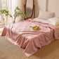 Solid Waffle Weave Cotton Tassel Quilt - image 0