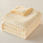 Solid Subtle Textured Cotton Quilt - Apricot - King - image 15