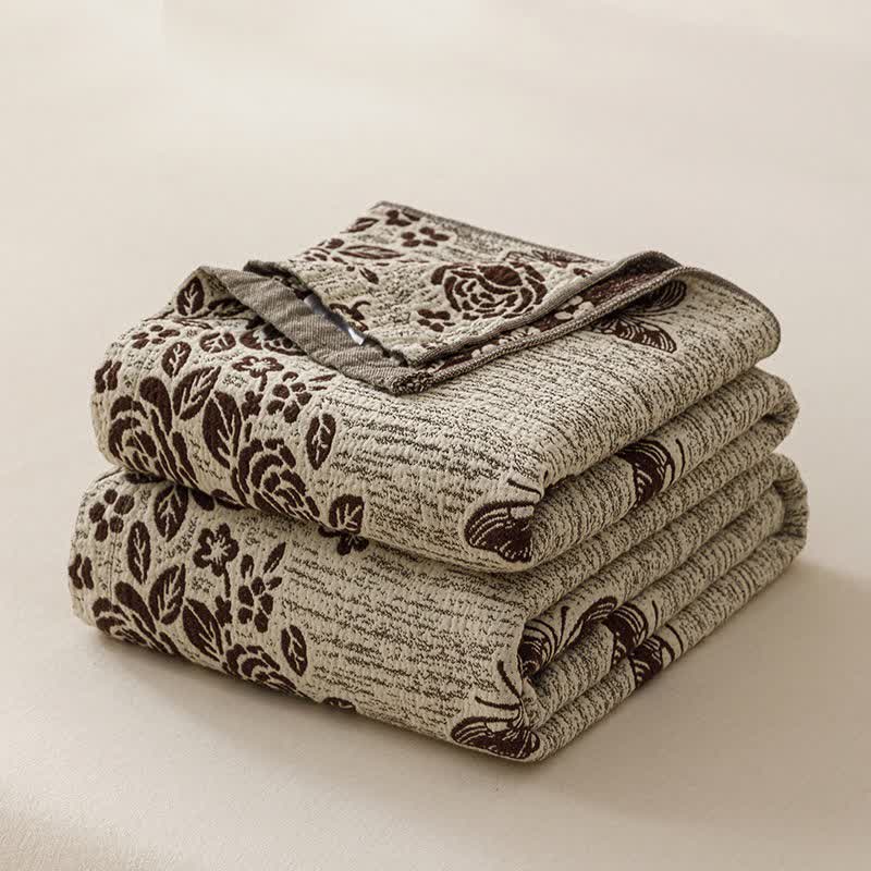 Cottage Floral Butterfly Pure Cotton Quilt - image 3