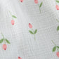 Tulip Pattern Cotton Short Pajama Robe - image 11
