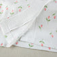 Tulip Pattern Cotton Short Pajama Robe - image 9