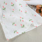 Tulip Pattern Cotton Short Pajama Robe - image 8