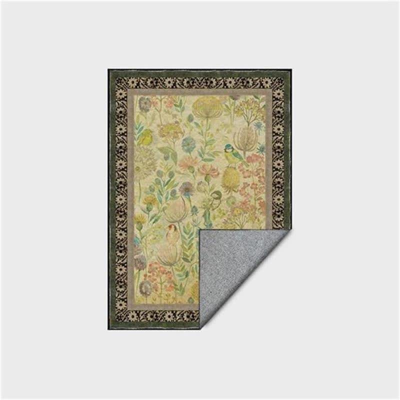 Country Floral & Bird Non-Slip Area Rug - image 4