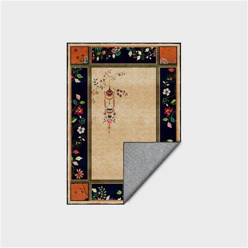 Vintage Floral with Classical Vase Area Rug - image 5