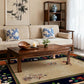 Vintage Floral with Classical Vase Area Rug - image 2