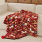 Festive Horse Flannel Fleece Throw Blanket - image 2