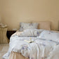Subtle Floral Cotton Tie-Closure Bedding Set(4PCS) - image 4