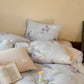 Subtle Floral Cotton Tie-Closure Bedding Set(4PCS) - image 9