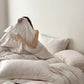 Vintage Subtle Leaf Cotton Gauze Bedding Set(4PCS) - image 10