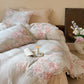 Elegant Peony Cotton Tie-Closure Bedding Set(4PCS) - image 5
