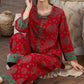 Oriental Circular Fu Motif Cotton Loungewear Set - image 4