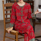 Oriental Circular Fu Motif Cotton Loungewear Set - image 2