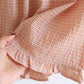 Cotton Gauze Plaid Flutter Sleeve Tank Pajamas - image 17