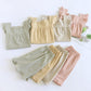 Cotton Gauze Plaid Flutter Sleeve Tank Pajamas - image 1
