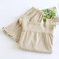 Cotton Gauze Plaid Flutter Sleeve Tank Pajamas - image 4