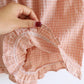 Cotton Gauze Plaid Flutter Sleeve Tank Pajamas - image 18