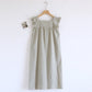 Cotton Gauze Plaid Flutter Sleeve Tank Nightdress - Green - XL - image 3