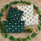 Shamrock Embroidered Throw Pillow Cover - Set (White x 1 & Green x 1) - 17" x 17" + 12" x 19" - image 2