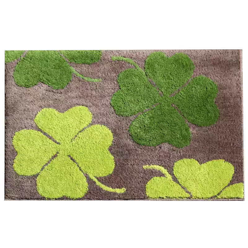 Fresh Four-Leaf Clover Floor Rug - image 2