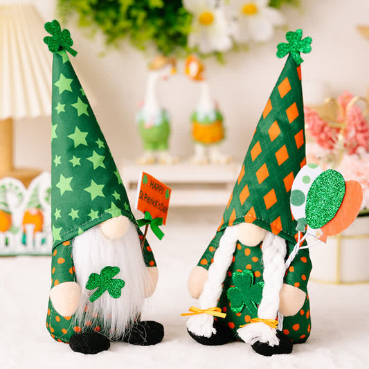 St. Patrick's Day Gnomes Plush Decor - image 1