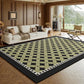 Green Geometric Diamond Area Rug - Black - 63"W × 90"L - image 4