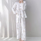 Rustic Floral Double Gauze Cotton Pajamas - image 1