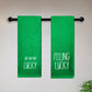 Four-Leaf Clover Inspired Cotton Hand Towel(2PCS) - LUCKY - 16"W x 27"L - image 6