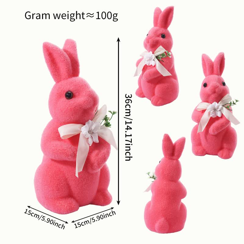 Ownkoti Easter Bunny Flocked Tabletop Decor - image 12