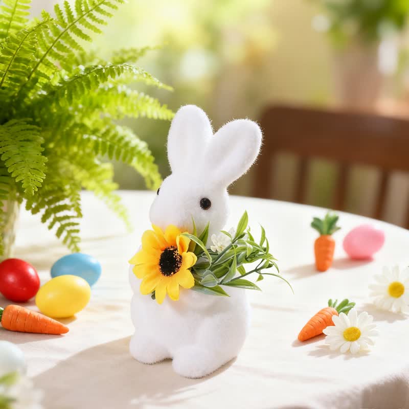 Ownkoti Easter Bunny Flocked Tabletop Decor - image 5