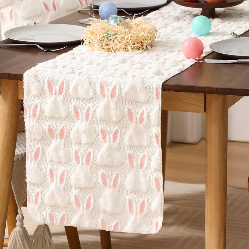 Easter Bunny Head Pattern Table Runner - image 1