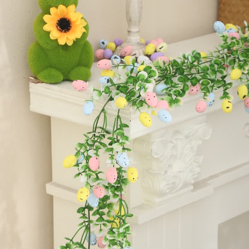 Artificial Easter Egg Eucalyptus Greenery Garland(2PCS) - image 0