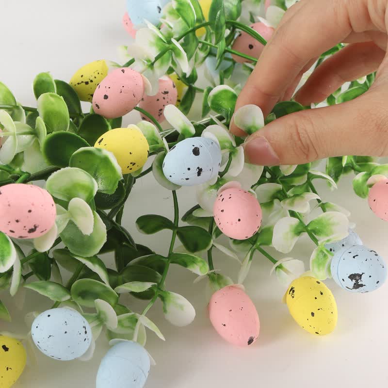 Artificial Easter Egg Eucalyptus Greenery Garland(2PCS) - image 3