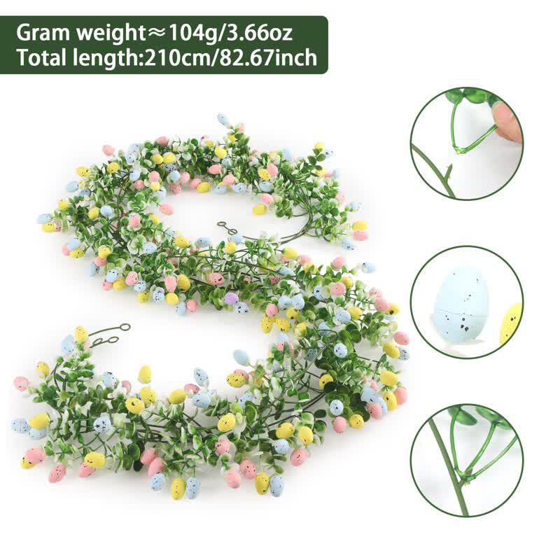 Artificial Easter Egg Eucalyptus Greenery Garland(2PCS) - image 6