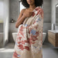 Oriental Cloud & Pavilion Cotton Bath Towel - image 3