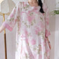 Elegant Chrysanthemum Eastern-Inspired Loungewear Set - image 3
