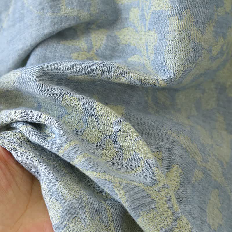 Eastern-Inspired Floral Cotton Pajama Set - image 11