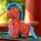 Ownkoti Heritage Style Artisan Horse Plushie - Red - 2PCS - 12"H - image 14