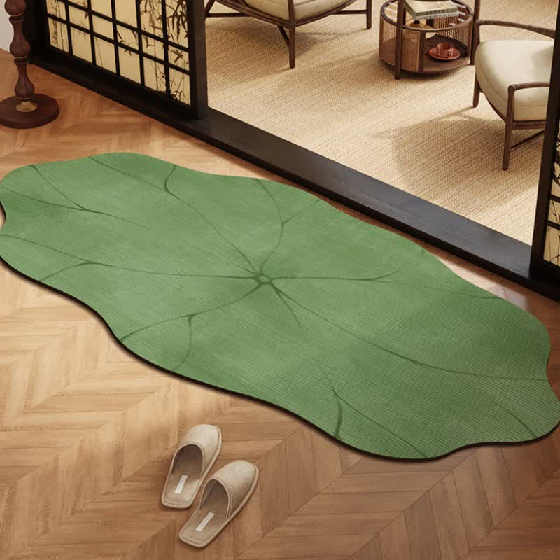 Ownkoti Lotus Leaf Diatom Mud Anti-slip Bath Mat - image 1