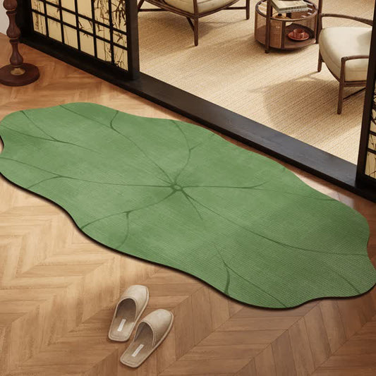 Ownkoti Lotus Leaf Diatom Mud Anti-slip Bath Mat - image 1