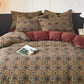 Vintage Medallion Jacquard Cotton Double Gauze Bedding - image 1