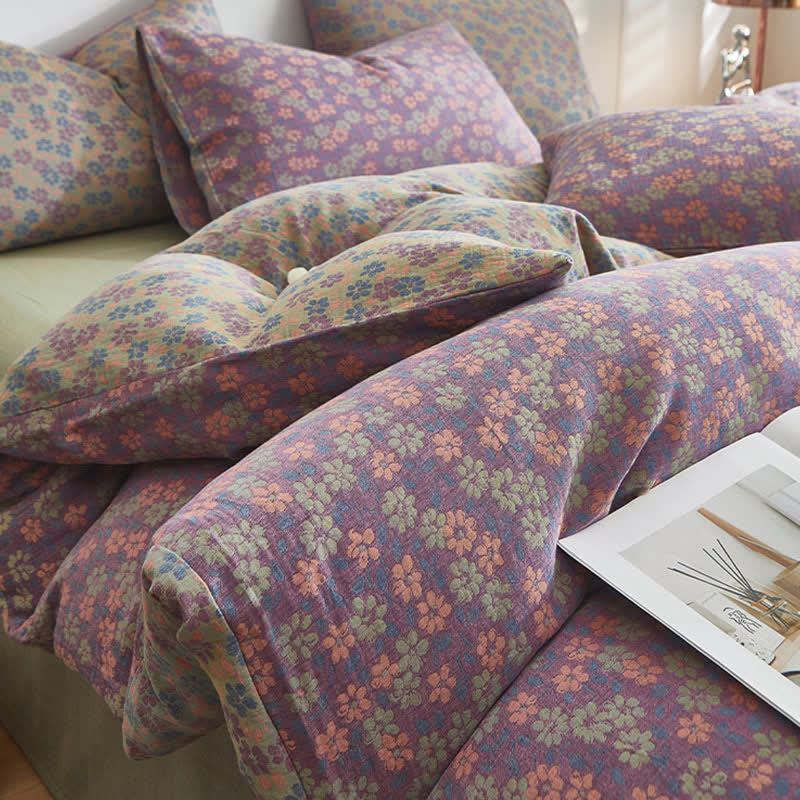 Cottage Ditsy Floral Cotton Double Gauze Bedding - image 2