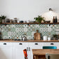 Green & White Peel and Stick Wall Sticker (24PCS) - image 2