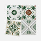 Green & White Peel and Stick Wall Sticker (24PCS) - image 11