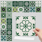 Retro Floral Peel and Stick Wall Sticker (24PCS) - image 8