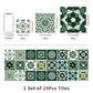Retro Floral Peel and Stick Wall Sticker (24PCS) - image 13