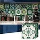 Retro Floral Peel and Stick Wall Sticker (24PCS) - image 6