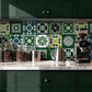 Retro Floral Peel and Stick Wall Sticker (24PCS) - image 1